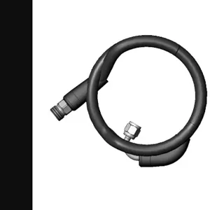 T&S 018327-45 Hose Assembly, Black, For 6 Feet Combi-Oven Hose Reel | AP8KYX