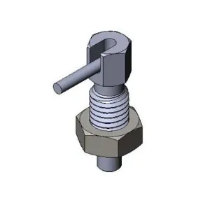 T&S 018470-45 Spring-Loaded Locking Plunger And Hex Nut | AP8LAU