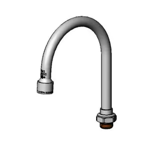 T&S 018490-40 Swivel Gooseneck, With 5-7/16 Inch Spread And 2.2 GPM VR Aerator | AP8LBD