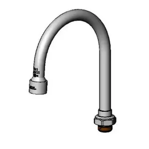 T&S 019283-40 Swivel Gooseneck, 5-7/16 Inch Spread, 0.5 GPM VR Non-Aerated Spray Device | AP8LLQ