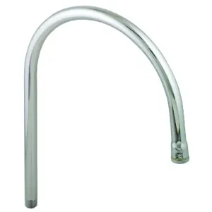 T&S 129X Rigid Gooseneck, 8-5/8 Inch Spread, 11-3/4 Inch Height, 5-1/2 Inch Clearance | AQ8WDB