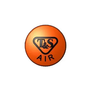 T&S 209L-AIR-NS Press-In Index, Air, Orange | CE4ZQN