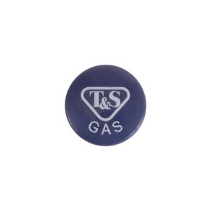 T&S 209L-GAS-NS Einpressindex, Gas, dunkelblau | CE4ZQT