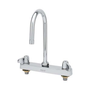 T&S 5F-8CLX05 Workboard Faucet, Deck Mount, With 5-1/2 Inch Swivel Gooseneck | AU2NAT
