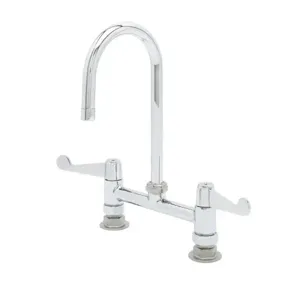 T&S 5F-8DWS05CA Faucet, Deck Mount, 5-7/8 Inch Swivel Gooseneck, 2.2 GPM Aerator | CE4ZTM