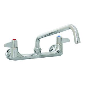 T&S 5F-8WLX10 Faucet, Wall Mt., 8 Inch Centers, 10 Inch Swing Nozzle | AU2NDG