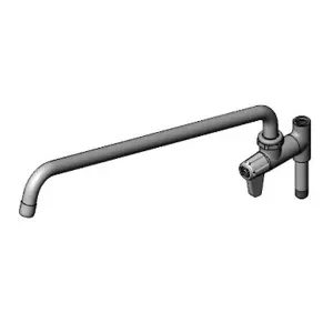 T&S 5AFL18 Faucet, Add-On, For Pre-Rinse, 18 Inch Swing Nozzle | AU2MVJ