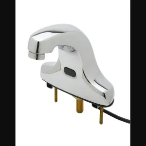 T&S 5EF-2D-DS-WS Sensor Faucet, 4 Inch Deck Mt., 5 Inch Cast Spout, 1.5 GPM Aerator | AU2MWW