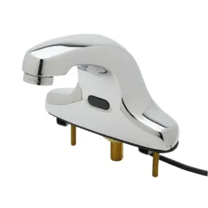 T&S 5EF-2D-DS Sensor Faucet, 4 Inch Deck Mt., 5 Inch Cast Spout, AC/DC Control Module | AU2MWR