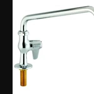 T&S 5F-1SLX12 Faucet, Single Hole, 12 Inch Spout | AU2MXF