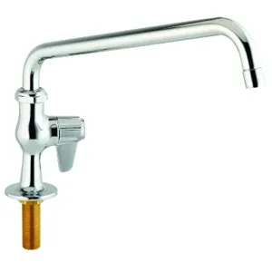 T&S 5F-1SLX14 Faucet, Single Hole, 14 Inch Swing Nozzle | AU2MXG