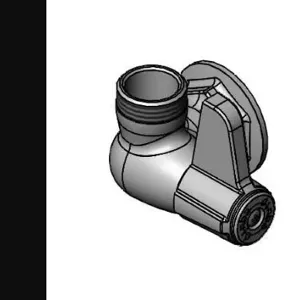 T&S 5F-1WLX00 Faucet, Single Hole, Wall Mt., Less Nozzle, 1/2 Inch NPT Female Inlet | AU2MXM