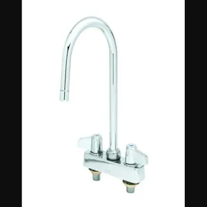 T&S 5F-4CLX05 Workboard Faucet, Deck Mount, 5-1/2 Inch Swivel Gooseneck | AU2MYD