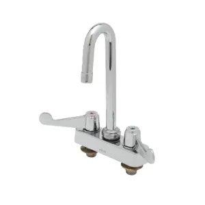 T&S 5F-4CWX05A Workboard Faucet, Deck Mount, 5-1/2 Inch Swivel Gooseneck, 2.2 GPM Aerator | AU2MYM