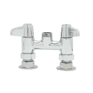 T&S 5F-4DLX00 Faucet, 4 Inch, Deck Mt., Swivel Base, Less Nozzle | AU2MZC