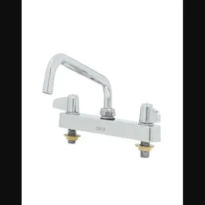 T&S 5F-8CLX06 Workboard Faucet, 8 Inch, Deck Mt., 6 Inch Swing Nozzle, Lever Handles | AU2NAU