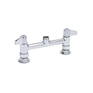 T&S 5F-8DLS00 Faucet, 8 Inch, Deck Mt., Lever Handles, Swivel Outlet | AU2NBE