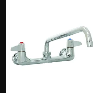 T&S 5F-8WLX12 Faucet, Wall Mt., 8 Inch Centers, 12 Inch Swing Nozzle | AU2NDH