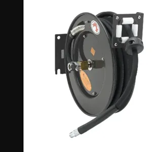 T&S 5HR-232-A Hose Reel, Open, Steel, 35 Feet x 3/8 Inch ID Hose, Reducing Adapter | AU2NER