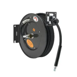 T&S 5HR-242 Hose Reel, Open, Epoxy Coated Steel, 3/8 Inch ID x 50 Feet Hose | AU2NEU