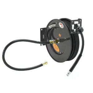 T&S 5HR-342-GH Hose Reel, 1/2 Inch x 50 Feet, No Spray Gun/Valve, 3 Feet Connector Hose | AU2NFL