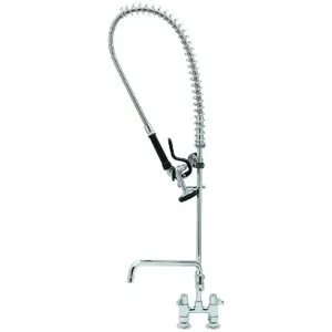 T&S 5PR-4D12 Pre-Rinse Faucet, 4 Inch Deck Mount Base, Add-On Faucet | AU2NWB