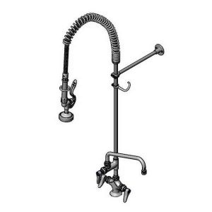 T&S B-0113-ADF10-BR Pre-Rinse Faucet, Single Hole Deck Mount, Supply Hoses And Stops | AV3LZM