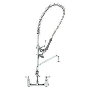 T&S B-0133-063X Pre-Rinse Faucet Unit, Wall Mount, 8 Inch Centers, 14 Inch Add-On Faucet | AV3MFM