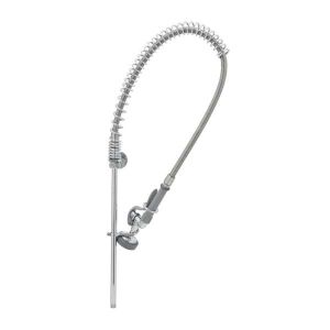 T&S B-0133-LB Pre-Rinse Faucet, Spring Action, 18 Inch Riser, 44 Inch Hose And Spray Valve | AV3MMH