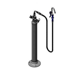 T&S B-0188 Kettle Kaddy, Hook Nozzle With Flexible Hose And Hot And Cold Controls | AV3MRP