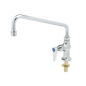 T&S B-0206 Single Pantry Faucet, Single Hole Base, Deck Mt., 12 Inch Swing Nozzle | AV3MXV