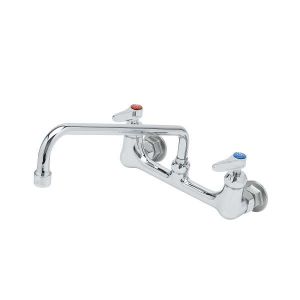 T&S B-0231-BB-CR Faucet, Wall Mt., 8 Inch, 12 Inch Swing Nozzle, Cerama Cartridges | AV3NCY