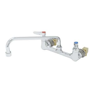 T&S B-0231-VF22-EL Faucet, 8 Inch, Wall Mount, Lever Handles, 12 Inch Swing Nozzle, VR Aerator And | AV3NDV