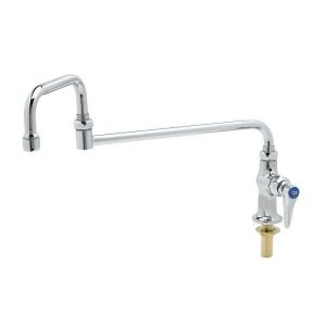 T&S B-0255 Single Pantry Faucet, Deck Mount, 18 Inch Double-Joint Swing Nozzle | AV3NFV