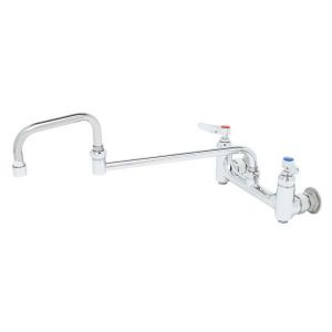 T&S B-0265-BST Double Pantry Faucet, Wall Mount, 8 Inch Centers | AV3NGF
