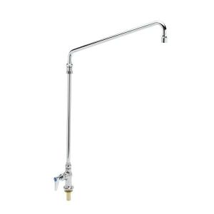 T&S B-0275 Single Pantry Faucet, Single Hole Base, Deck Mt., 18 Inch Elevated Swing Nozzle | AV3NGZ