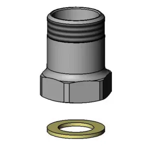 T&S B-0411-F20 Adapter, Swivel x Swivel, With 2.0 GPM Flow Tower | AV3NTA