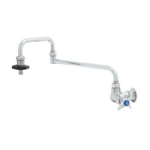 T&S B-0592-LF20 Pot Filler Faucet, Wall Mount, Single Temp, 18 Inch Double-Joint Nozzle | AV3PAF