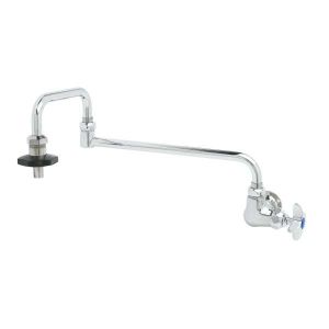 T&S B-0592 Pot Filler, Wall Mount, Single Control, 18 Inch Double Joint Nozzle | AV3PAC