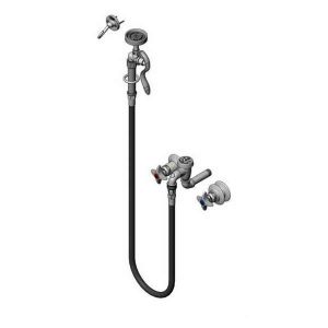 T&S B-0682-107 Bedpan Washer, Mixing Faucet, Vacuum Breaker, Hose And Spray Valve | AV3PGB