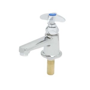 T&S B-0710-F12 Sill Faucet, 1/2 Inch NPS Male Shank, 1.2 GPM Aerator, 4-1/8 Inch Outlet | AV3PHQ