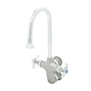 T&S B-0815-RGH Mixing Faucet, Vertical, Wall Mount, Rigid GN, 2.2 GPM Rosespray | AV3PLH