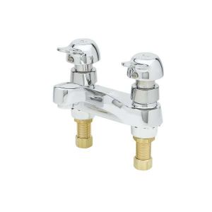 T&S B-0831-PA Metering Faucet, Deck Mt., 4 Inch Centers, Pivot Action Metering | AV3PLU