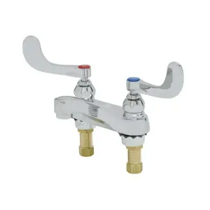 T&S B-0890-VF22 Medical Faucet, Deck Mt., Cast Basin Spout, 2.2 GPM Aerator | AV3PQE