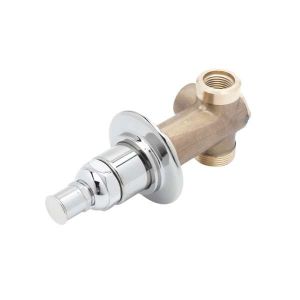 T&S B-1028 Concealed Straight Loose Key Stop, 1/2 Inch NPT Female Inlet and Outlet | AV3PVZ