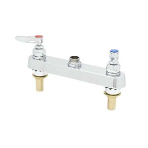 T&S B-1120-XS-LN Workboard Faucet, Deck Mount, 8 Inch Centers, Lever Handles | AV3QAK