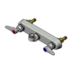 T&S B-1125-CR-LNM Workboard Faucet, Wall Mt., 8 Inch Centers, Less Nozzle | CE4ZZJ