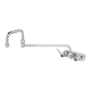 T&S B-1136 Workboard Faucet, Wall Mt., 4 Inch Centers, 18 Inch Double Joint Nozzle | AV3QCC