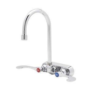 T&S B-1146-04-WS Workboard Faucet, Wall Mount, Swivel Gooseneck, 1.5gpm Aerator | AV3QDP