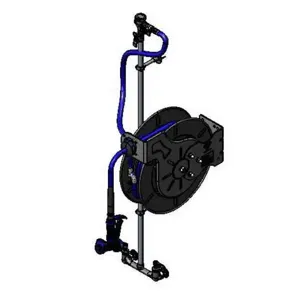 T&S B-1480 Hose Reel System, 1/2 Inch, Control Valve, Risers, VB, HW Hose, Reel And MV Gun | AV3QLD